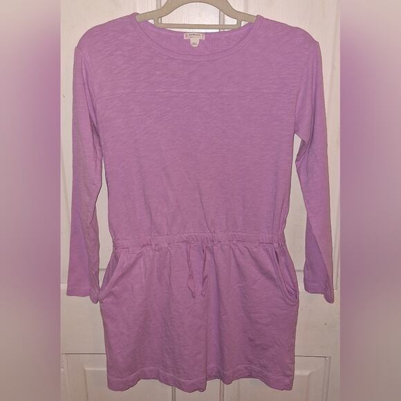 Crewcuts by J Crew Girls Pink Jersey Dress, Size  XL (12/14) Athletic Pockets - Picture 1 of 6